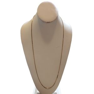 Vintage Monet Gold Toned Long Length Strand Necklace